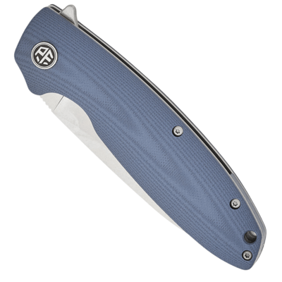 Petrified Fish PFB01 Terra Stonewashed D2 Blue G10 PFB01BW - KNIFESTOCK