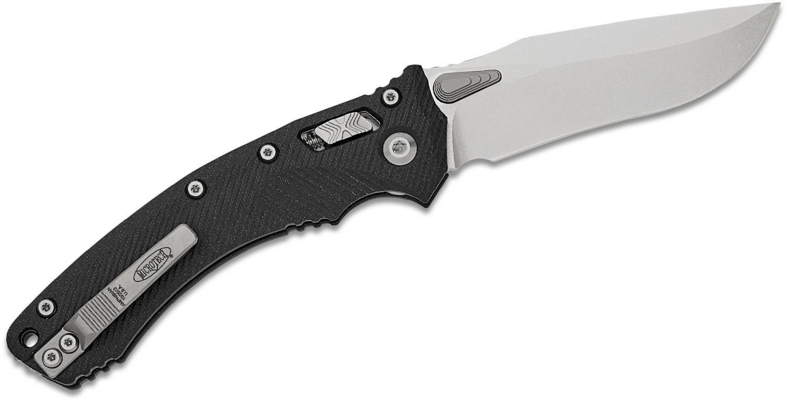 Microtech AMPHIBIAN RAM LOK STW STD FLUTED BK 137RL-10FLGTBK - KNIFESTOCK