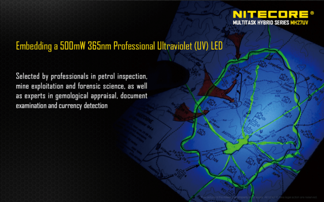 Nitecore flashlight MH27UV - KNIFESTOCK