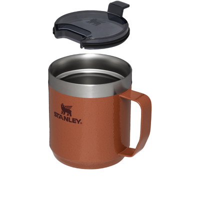 STANLEY The Stay-Hot Camp Mug .35L / 12oz Hammertone Clay (New) 10-09366-290 - KNIFESTOCK