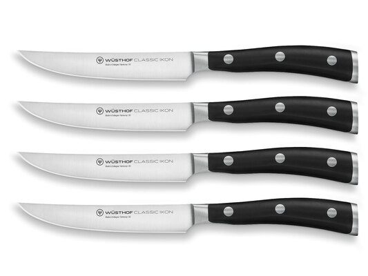 Wusthof Classic Ikon Steakmessenset 4 stuks - KNIFESTOCK