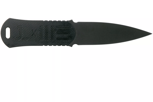 WE Oss Dagger Knife Black Stonewashed CPM-20CV Fixed Blade With Black G10 Inlay 2017E - KNIFESTOCK