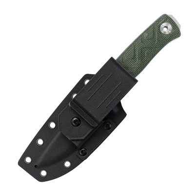 SRM Micarta, 14C28N, OD Green + Pochwa Kydex 702T-MP - KNIFESTOCK