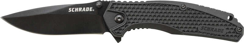 Schrade Liner Lock 8Cr13MoV Lamă Drop Point din Oțel Carbon Înalt. Mâner ABS/TPR. Index Flipper. - KNIFESTOCK