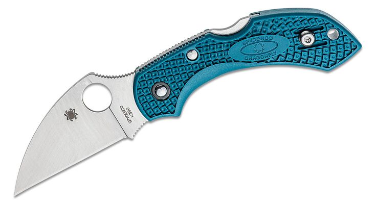 Spyderco Dragonfly 2 Lightweight Blue C28FP2WK390 - KNIFESTOCK