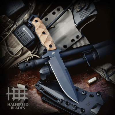 Halfbreed Blades Medium Infantry Knife - Fixed Blade MIK-03P Gen-2 DE - K340 - KNIFESTOCK