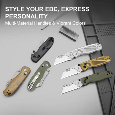 Kizer Drop Bear Utility Azo SK5 &amp; 5Cr15 Acrylic V3619JA5 - KNIFESTOCK