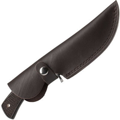 COUTEAU DE CHASSE BLACK FOX AVEC ÉTUI EN CUIR - KNIFESTOCK
