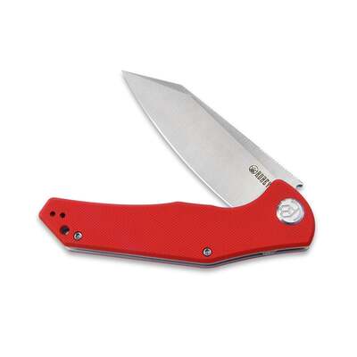 KUBEY Flash Liner Lock Flipper Folding Knife Red G10 Handle KU158D - KNIFESTOCK