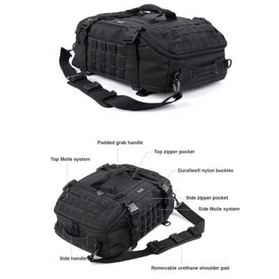 Magforce Travel Gear Bag S Black #0613B - KNIFESTOCK