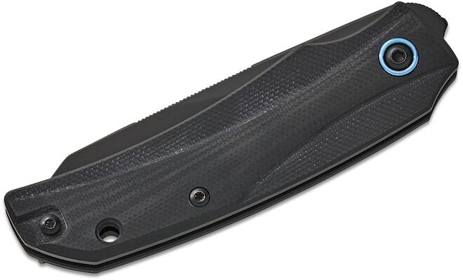 MKM ICE – MAGNACUT BLACK PVD bld - BLACK G10 hdl, S/S LINER Linerlock MK IC-GBKB - KNIFESTOCK