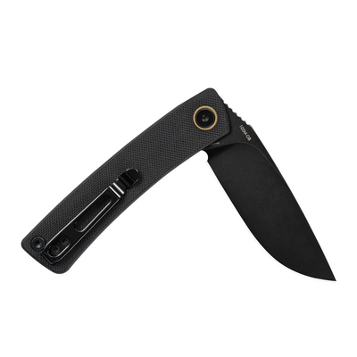 SRM Air 14C28N Black G10 Linerlock 105M-GB - KNIFESTOCK