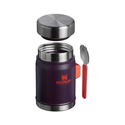 STANLEY The Legendary Food Jar + Spork .4L / 14oz Plum (New) 10-09382-107 - KNIFESTOCK