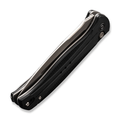 CIVIVI Incindie Black G10 HandleStonewashed 14C28N BladeButton Lock C23053-3 - KNIFESTOCK