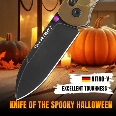 Kizer Halloween Special Clutch Lock Drop Bear Azo Nitro V PEI V3619A7 - KNIFESTOCK