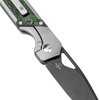 Kizer Frame Lock Mini Militaw Jonathan Styles S45VN Titanium+Jungle Wear Carbon Fiber Ki3634SA2 - KNIFESTOCK