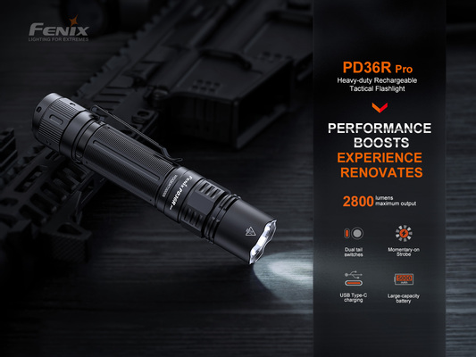 Fenix Taktické nabíjateľné svietidlo PD36R PRO (2800lm) - KNIFESTOCK