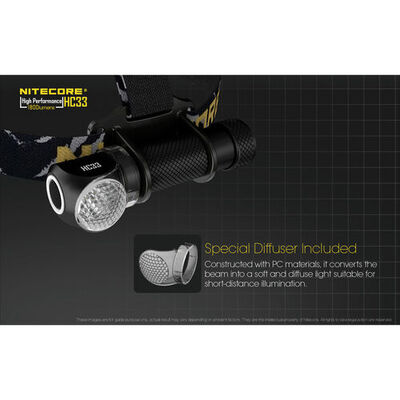 NITECORE HC33 Diffuseur HC33D - KNIFESTOCK