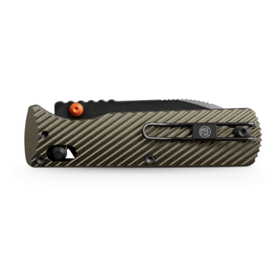Vosteed Vombat M390 Black Stonewash Aluminum Olive Green A4105 - KNIFESTOCK