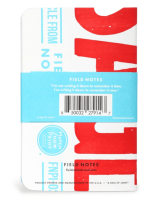 Field Notes Hatch 3-Pack (Ruled paper) FNC-56 - KNIFESTOCK