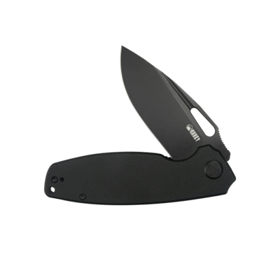 Kubey nôž Tityus Black G10, Blackwash 14C28N - KNIFESTOCK