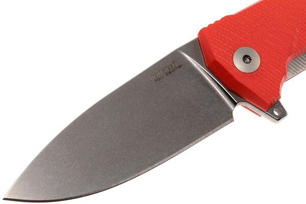 Lionsteel Liner Lock Sleipner Blade, ORANGE  G10 handle, IKBS KUR OR - KNIFESTOCK