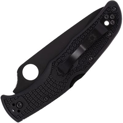 Spyderco Endura 4 Lightweight Black Black Blade C10PSBBK - KNIFESTOCK