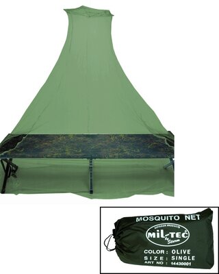 Mil-Tec moustiquaire DOUBLE olive 14432001 - KNIFESTOCK