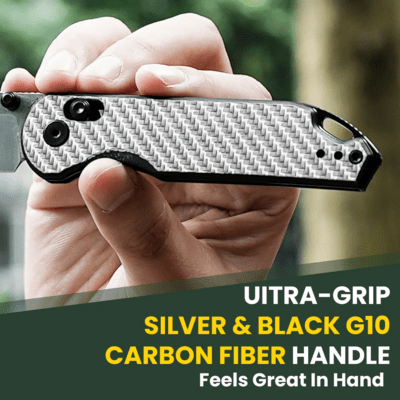 Kizer Assassin Carlos Elstner Nitro V G10 Carbon fiber V3549A3 - KNIFESTOCK