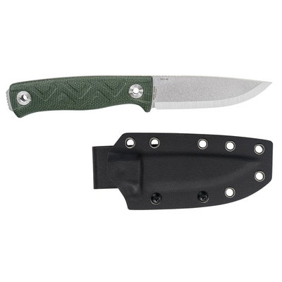SRM Micarta, 14C28N, OD Green + Pochwa Kydex 702T-MP - KNIFESTOCK