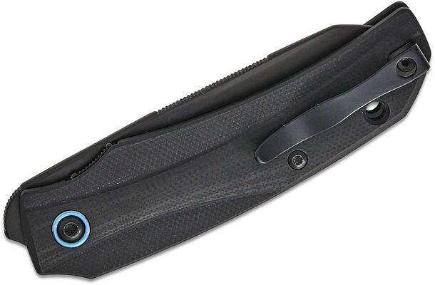 MKM ICE – MAGNACUT BLACK PVD bld - BLACK G10 hdl, S/S LINER Linerlock MK IC-GBKB - KNIFESTOCK