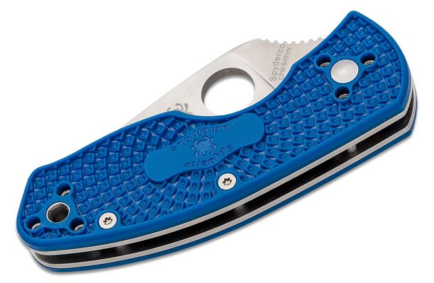 Spyderco Ambitious Lightweight Blue CPM S35VN C148SBL - KNIFESTOCK