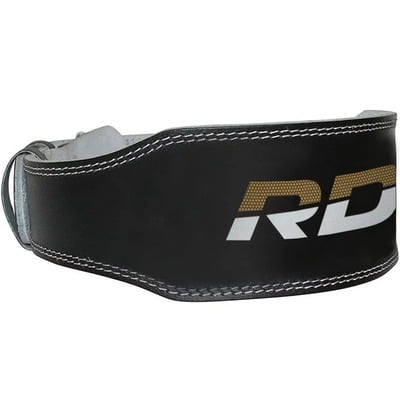 RDX BELT 4&quot; LEATHER BLACK GOLD S - KNIFESTOCK