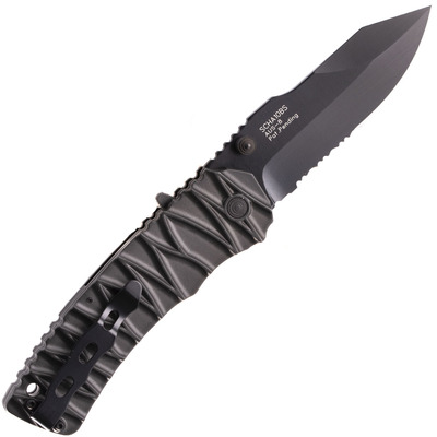 Schrade Dual Action 40% Ser Assist/Manual Folder, Oțel AUS-8. Liner Lock, Actuator deget, Thumb Stud - KNIFESTOCK