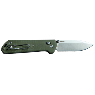 KNFS Böker Plus Kihon Satin, Green Micarta, 14C28N, KNFS Exclusive, Limited Edition 200pcs - KNIFESTOCK
