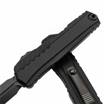 Microtech CYPHER II D/E STANDARD DLC SHADOW SIGNATURE SERIES 1242-1DLCTSH - KNIFESTOCK