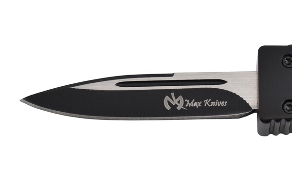 MKO30 Petit couteau OTF automatique aluminium anodisé noir MKO30N - KNIFESTOCK
