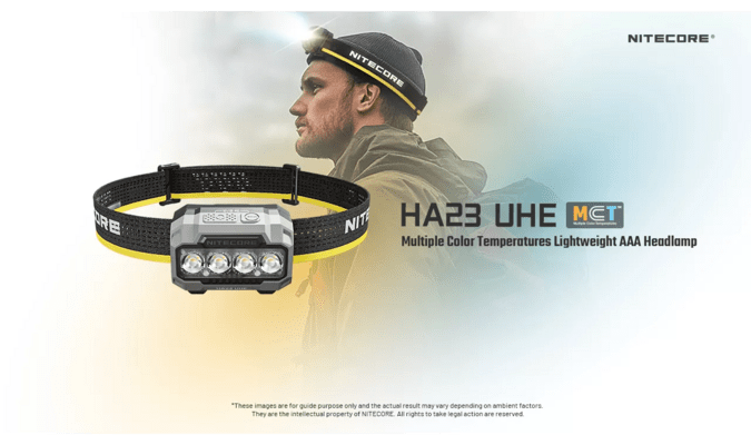 Nitecore HA23 UHE BLUE - KNIFESTOCK