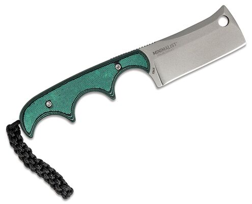 CRKT CR-2383 Minimalist Cleaver Green Black  - KNIFESTOCK