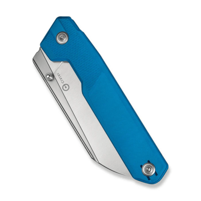 Hid Blue G10 HandleSatin Finished 14C28N BladeNested Liner Lock - KNIFESTOCK