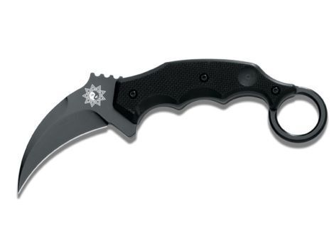Fox Knives FKMD KUKU HANUMAN KARAMBIT. ZWART 02FX636T - KNIFESTOCK