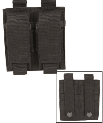 Mil-Tec wapenhoes DOUBLE 13495502 zwart - KNIFESTOCK