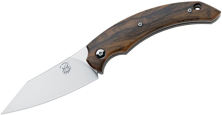 Fox Knives FX-518 ZW Bastinelli Slim Dragotac Piemontes Friction Folder Ziricote Wood - KNIFESTOCK