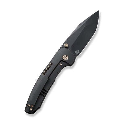 WE Trogon Black Titanium Handle Black Stonewashed CPM 20CV Blade WE22002B-2 - KNIFESTOCK