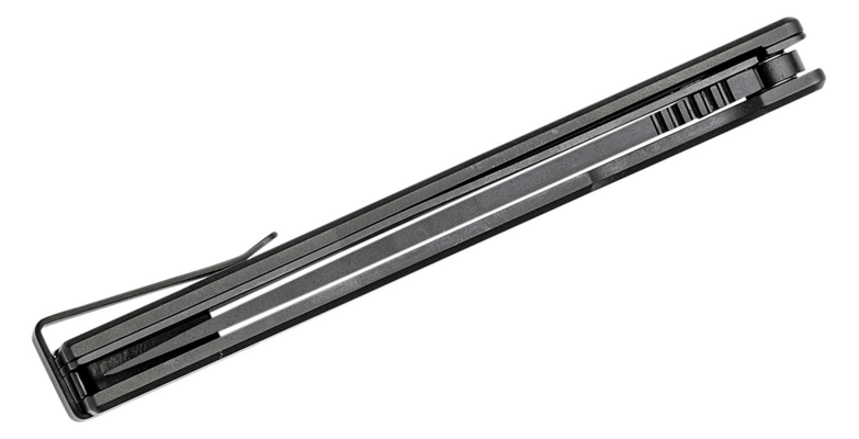 Ocaso Solstice Titanium + Black / Straight 10CTB - KNIFESTOCK