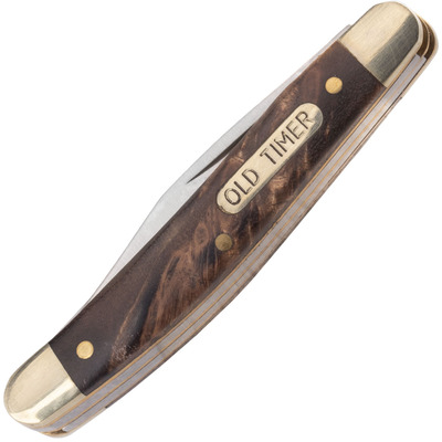Schrade Old Timer 2 3/4&quot; Închis Junior cu Mâner din Lemn de Fier de Deșert. Oțel 7Cr17MoV. - KNIFESTOCK