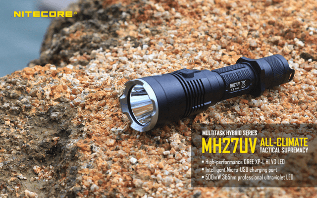 Nitecore flashlight MH27UV - KNIFESTOCK