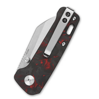 QSP Messer Penguin Mini 14C28N, CF Overlay G10 Rot QS130XS-E1 - KNIFESTOCK