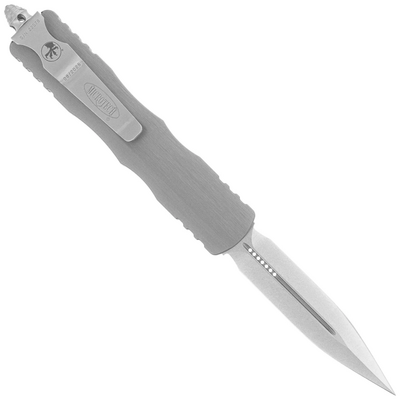 Microtech DIRAC D/E STONEWASH STANDARD NATURAL CLEAR 225-10NC - KNIFESTOCK