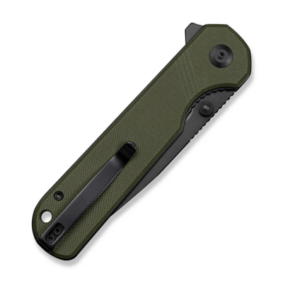 Sencut Aetheris OD Green G10 HandleBlack 9Cr18MoV BladeLiner Lock - KNIFESTOCK